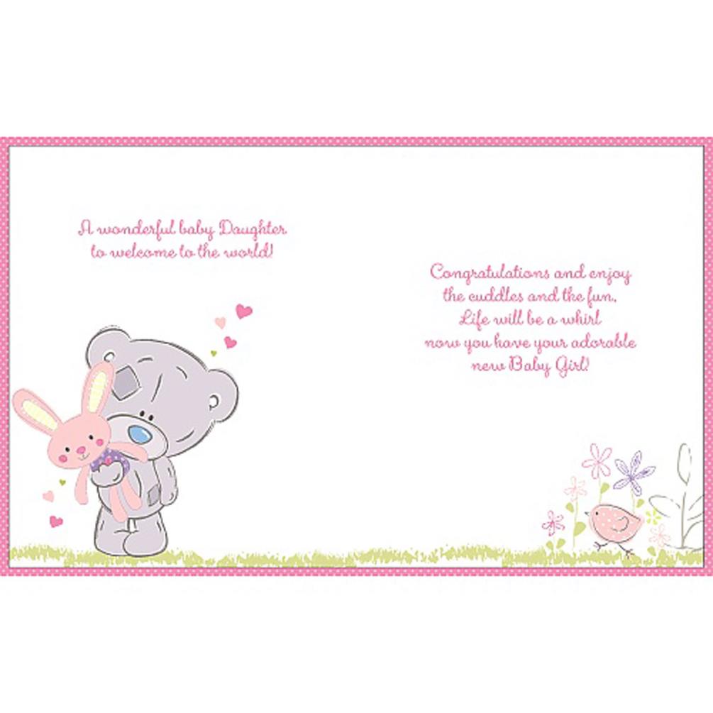 New Baby Girl Me to You Bear Boxed Card Extra Image 1